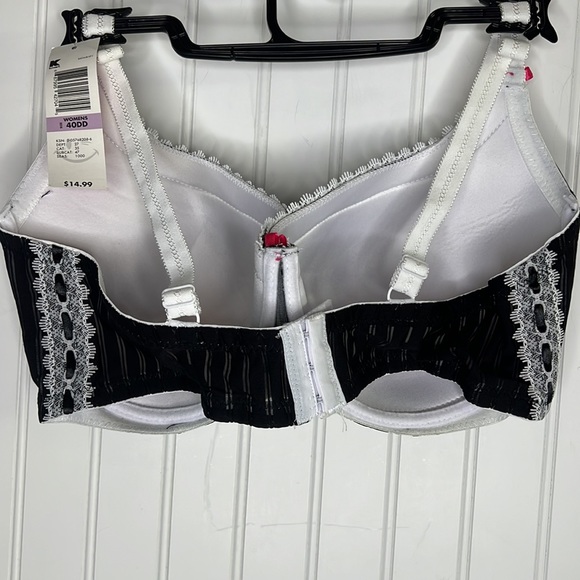 Joe Boxer Sexy Padded Bra Size 40DD New - Picture 4 of 7